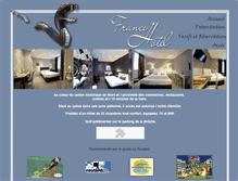 Tablet Screenshot of francehotelniort.com